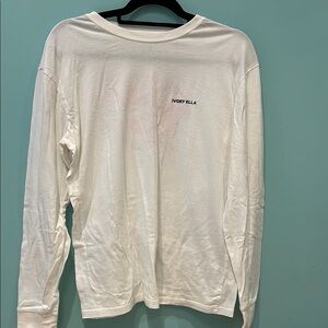 Ivory Ella Tee with back design